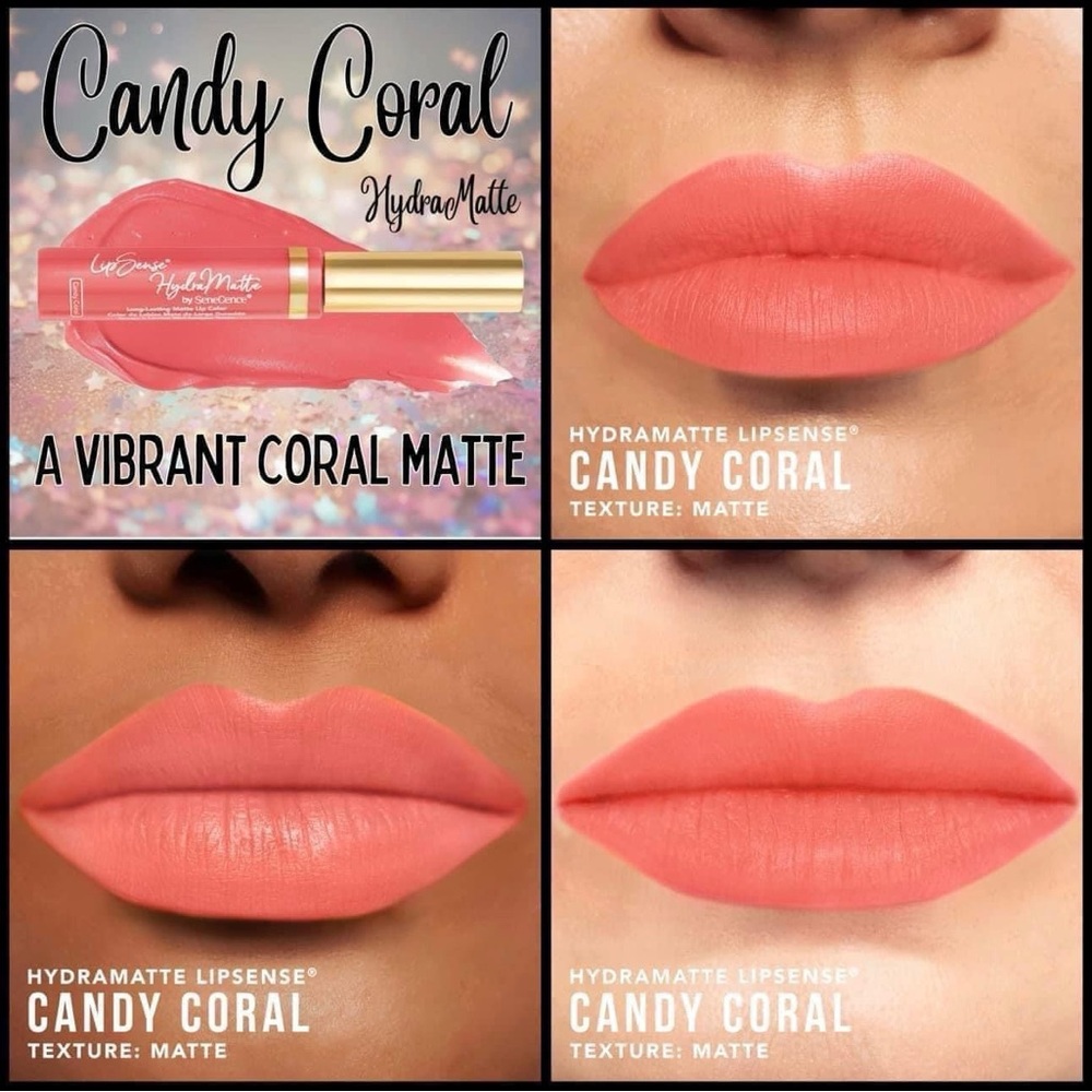 BRAND NEW SEALED! LipSense Limited Edition Candy Coral HydraMatte Lip Color